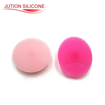 hign quality kids silicone bay brush silicone makeup cleaner brush pore cleansing pad