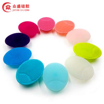 Customized Colorful Optional Silicone Baby Head Scalp Massager Soft Brush Baby Hair Shampoo Brush